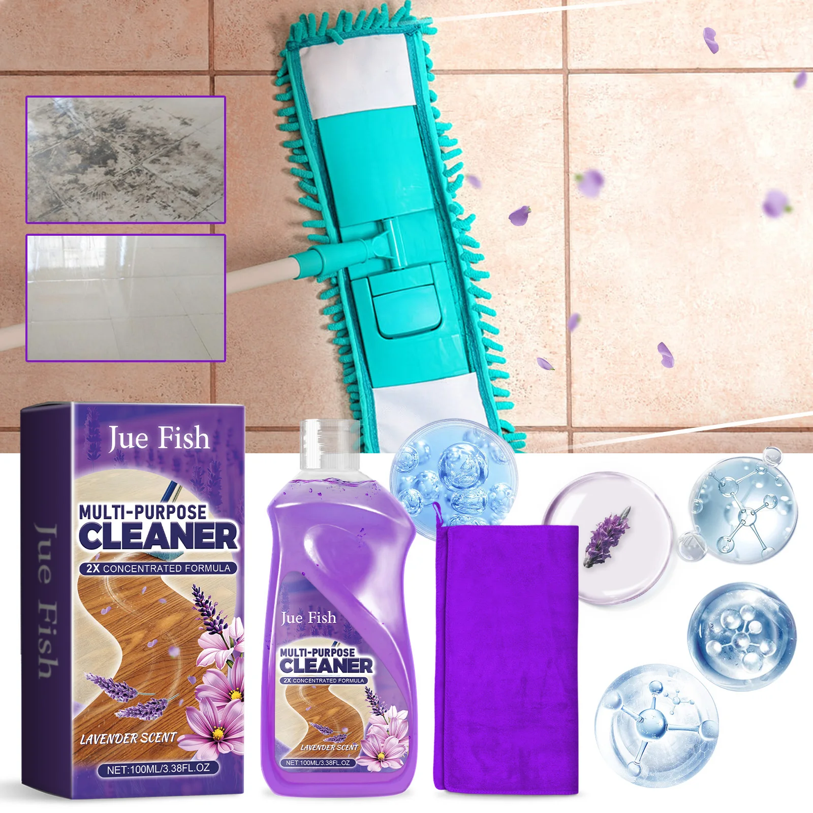 

Многоцелевой очиститель для пола, бытовой, для кухни, ванной комнаты, смазка для пола и многоцелевая чистка из камня