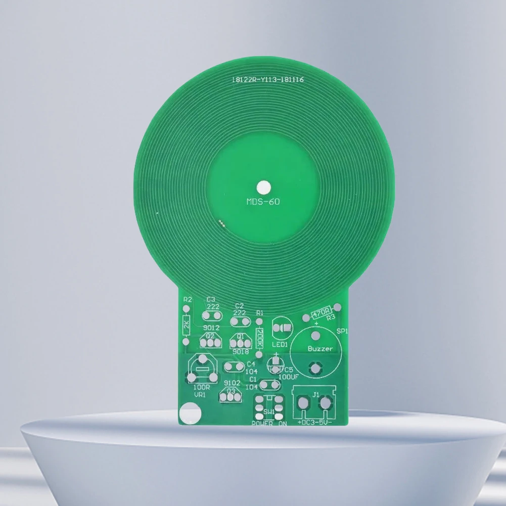 DIY 전자 부품 금속 탐지기 키트, DC 3V-5V, 60mm