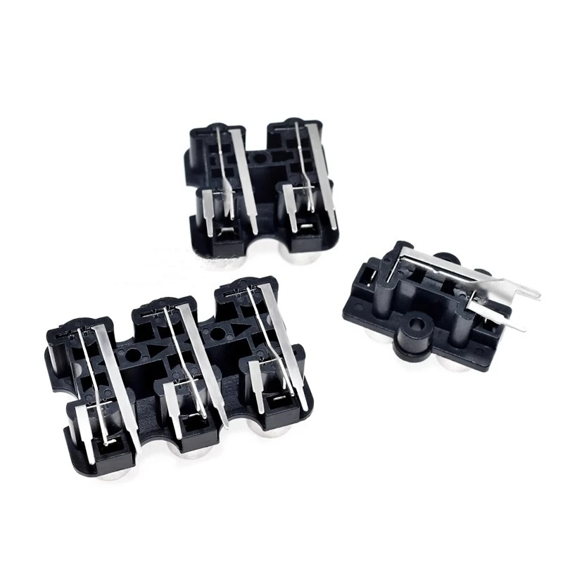 2pcs Rca Socket Lotus Socket, Red And White Hole Audio Av Socket Signal Audio Socket Plug 2/4/6/hole