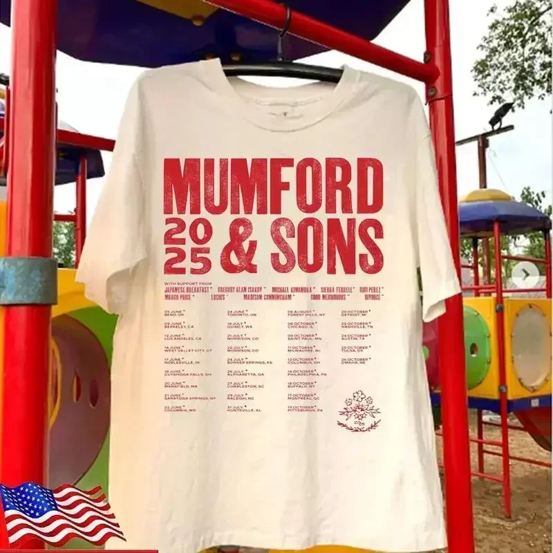 Mumford Sons Band Tour 2025 For Fan Full Size S To 5Xl T Shirt