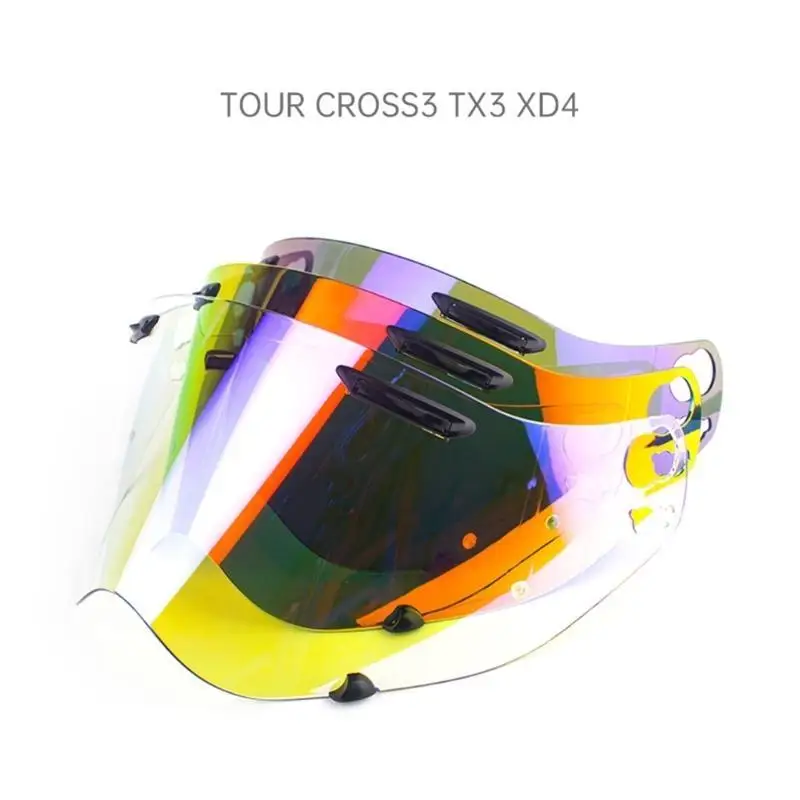

02de Day Wind -Ronate Motorcycle Hellemets Visors Shield Высокая видимость для Cross3 TX3 XD4 Easy Установка Регулируемая
