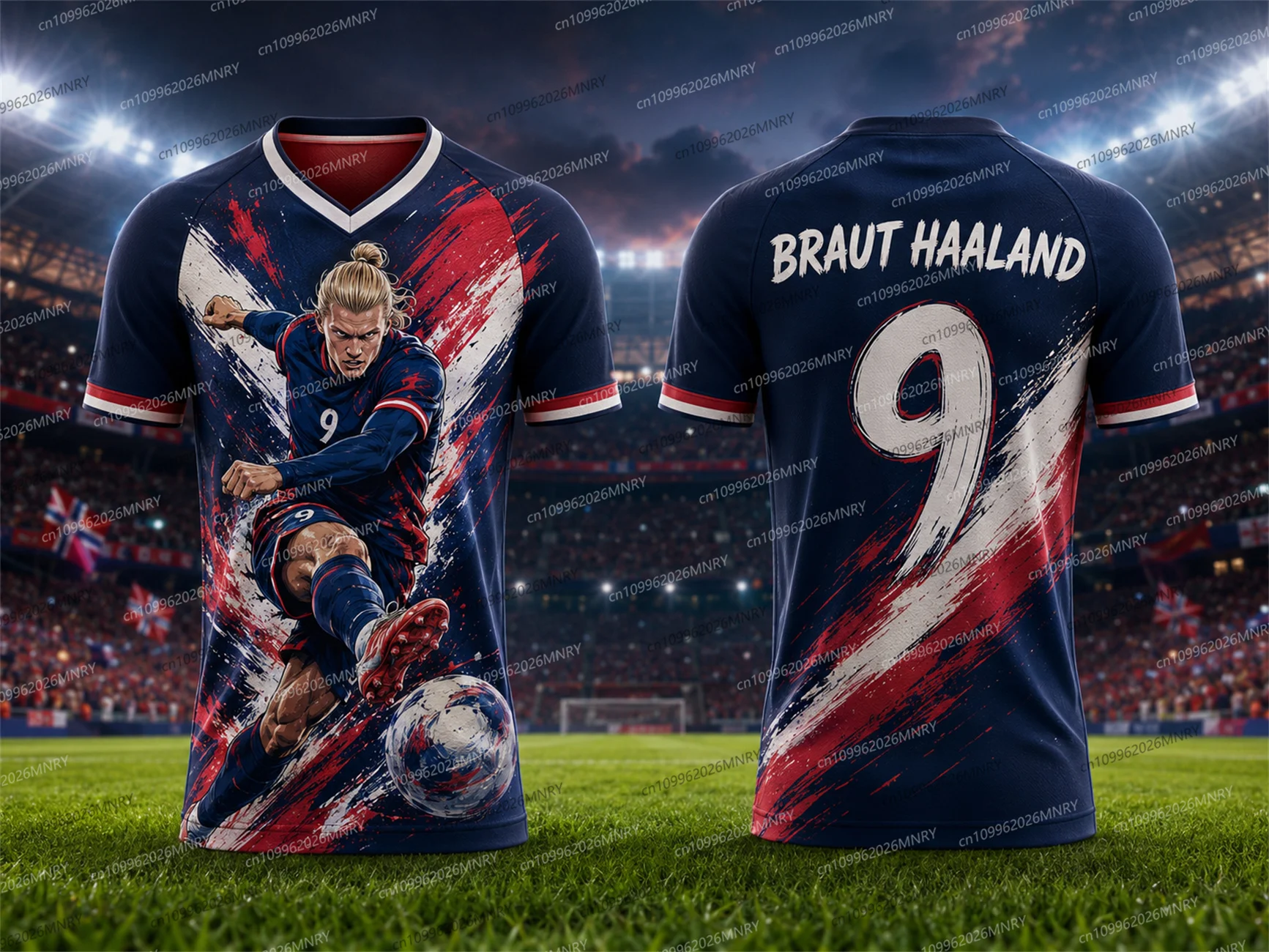 2026 Norway Håland Jersey Summer Fan Jersey woman clothe Sports Quick Drying Training Uniforms Jersey Mens T shirt  Women Jersey