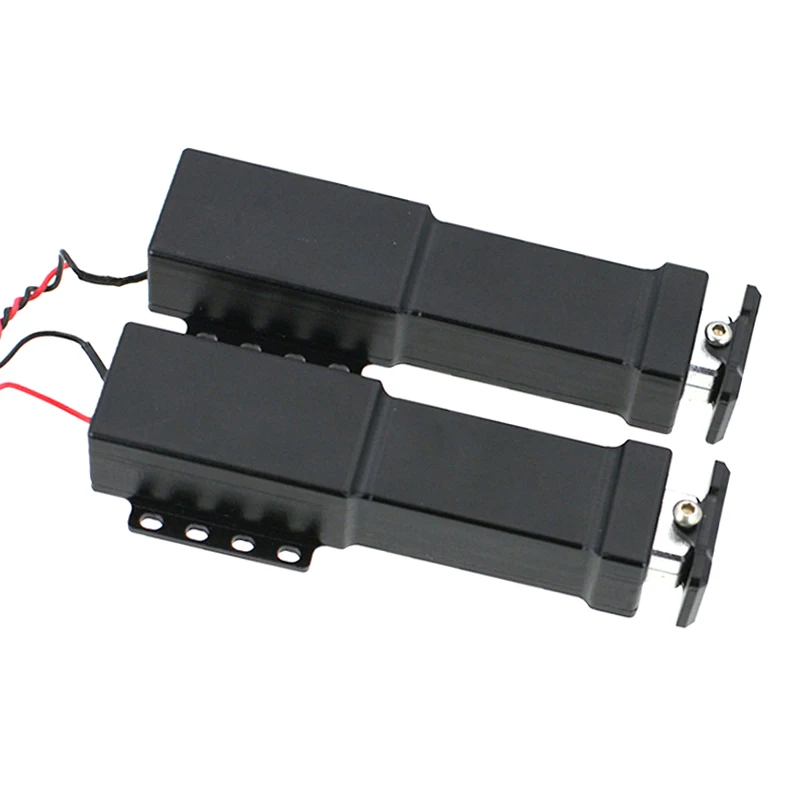 

1pair Black Metal Electric Feet Supporting Feet for 1/14 Tamiya RC Truck Car Scania 770S BENZ 3363 VOLVO FH16 MAN Diy Toys