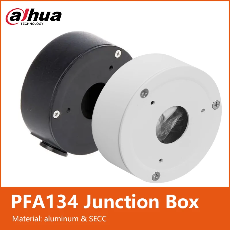 Dahua PFA134 Metal Junction Box CCTV Mount Bracket Support Bullet Camera For IPC-HFW2449S-S-IL IPC-HFW1430DT-STW IPC-HFW2441S-S