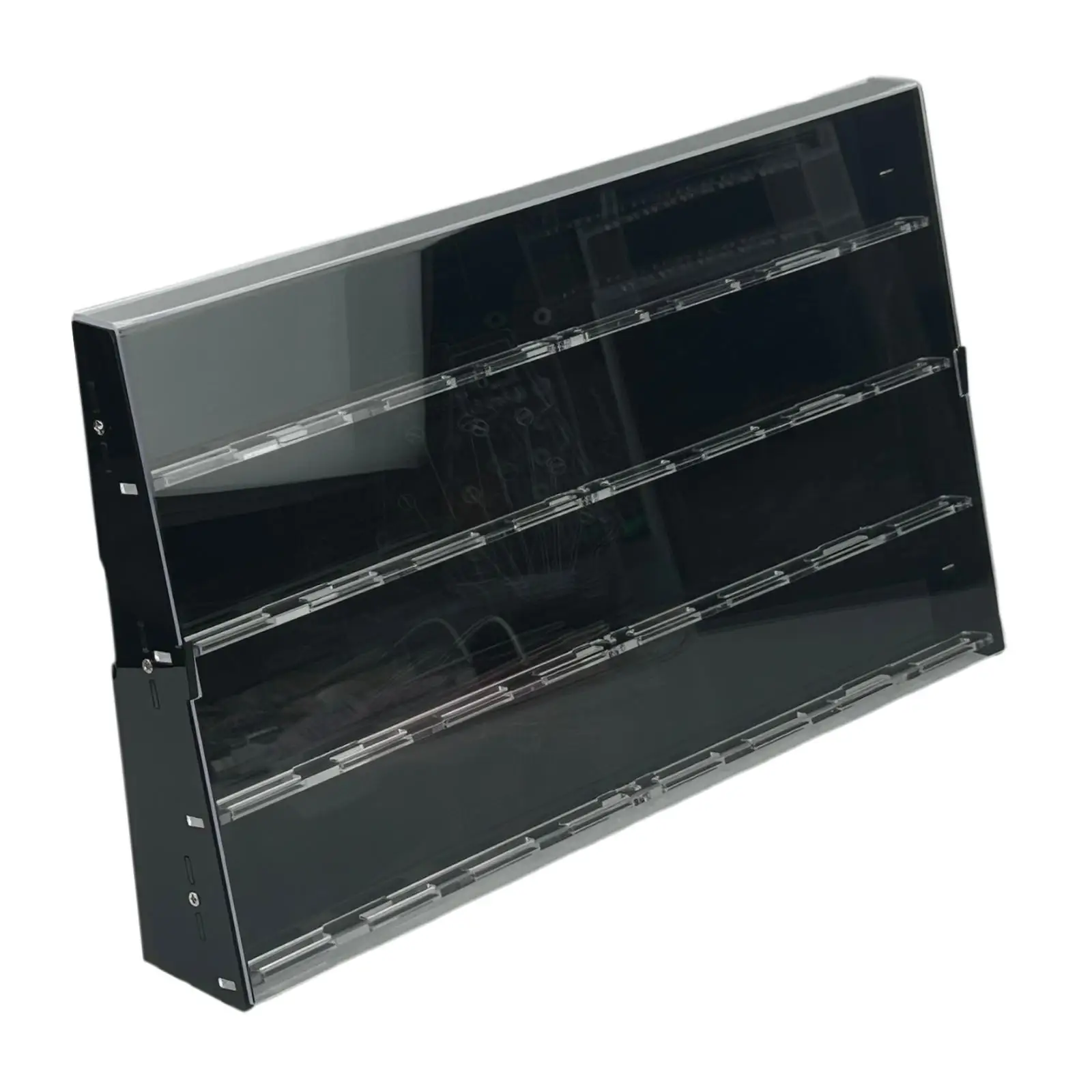 Challenge Specie Wall Display Case, Medal Shadow Box Clear Display Stand for Exhibitions Collectibles Badges Broochs Medals
