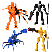 Dummy 13 Action Figure Toys for Kids Lucky 13 Multi Jointed Movable Shapeshift Robot 3D Printed Man Action Figures Children Toy