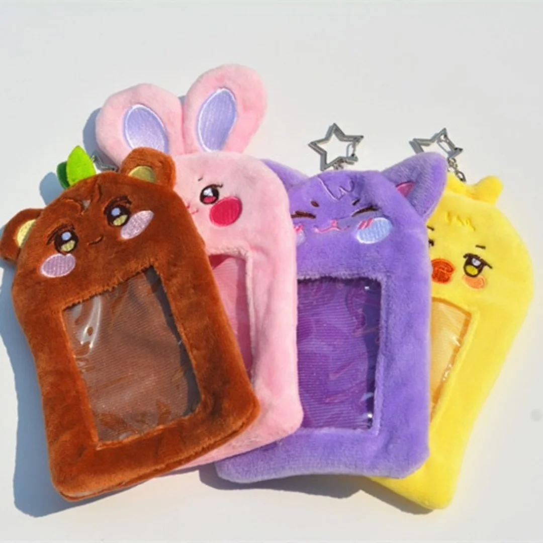 Kpop ATEEZ Aniteez Card Holder Plushies Keychain Hongjoong