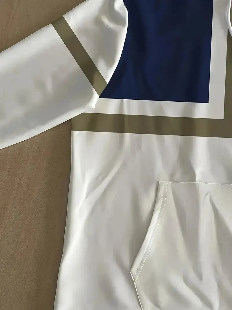 The new men's set for Spring and Autumn 2025 features a casual fashionable soft and comfortable 3D checkered pattern print