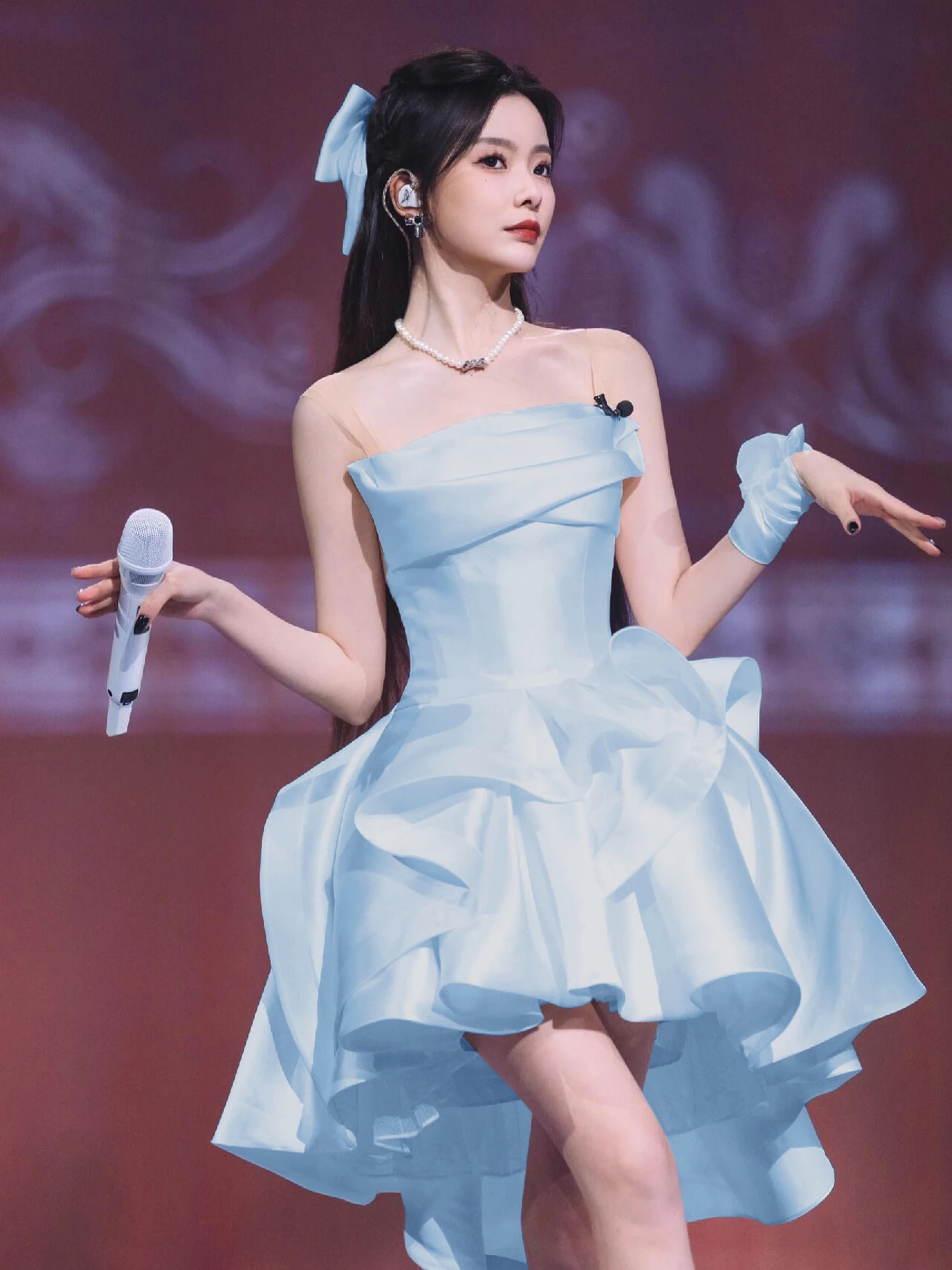 Ele ort Abito da sera in raso Bellissimo compleanno Studente Dr a vita media Princ Sle No Sve Cerimonia per adulti Performan...