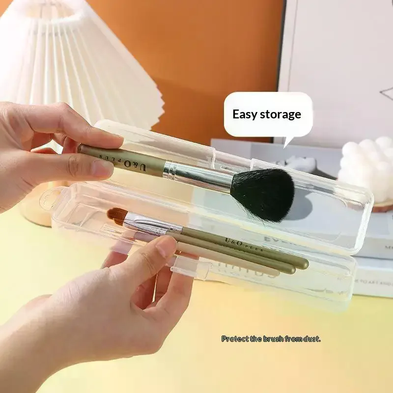 Toothbrush Box Transparent Organizer Case Travel Portable Toothbrush Holder Plastic Toothpaste Box Storage Container