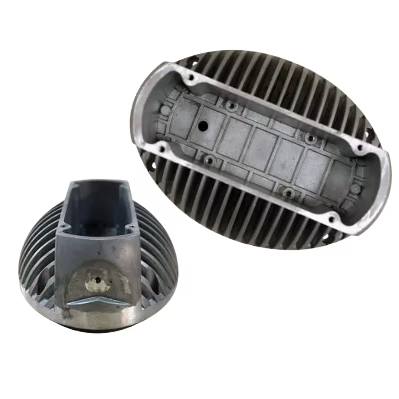 CNC machining aluminum alloy die-casting LED lamp shell High bay lamp heat dissipation shell accessories