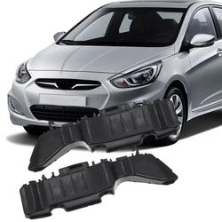 1Pair Front Bumper Support Brackets Retainer Left Right For Hyundai Accent 2012 2013 2014 2015 2016 2017 86513-1R000 86514-1R000