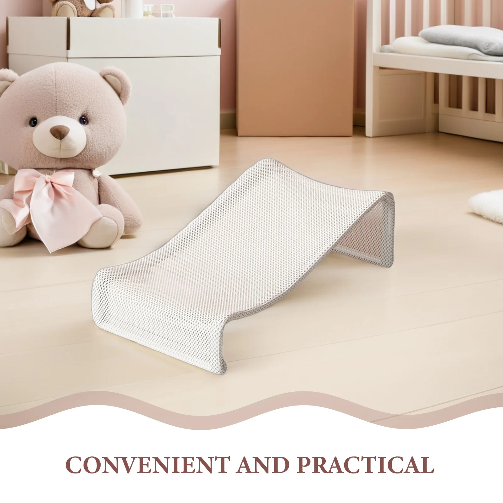 Babybadje Ondersteuning Netto Babybadje Zitmat voor peuters Handige veilige badtijd Essentieel nieuw oudercadeau