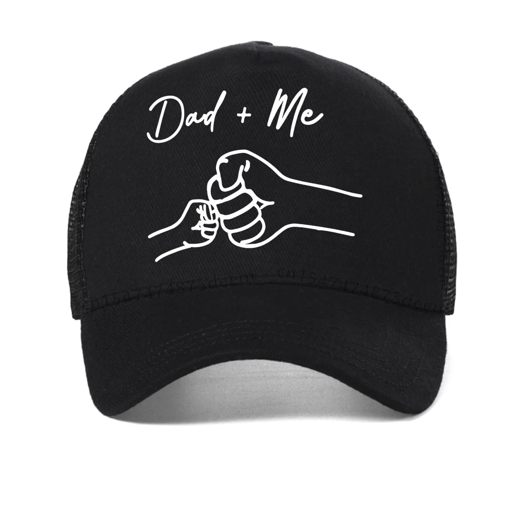 

Dad And Me Print baseball cap Family Matching Travel Family Look Dad Mom and Me Kids caps summer casual mesh Trucker hats