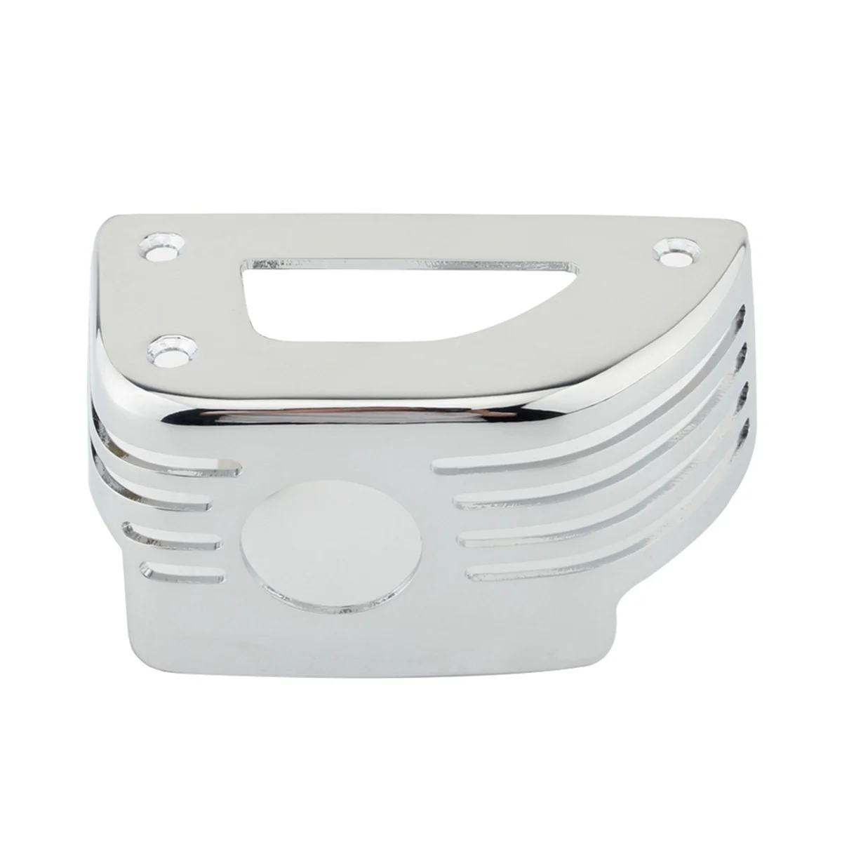 T61c_Motocicleta tampa do reservatório de fluido de freio traseiro protetor de proteção para BMW R18 Classic Transcontinental R18B (prata)