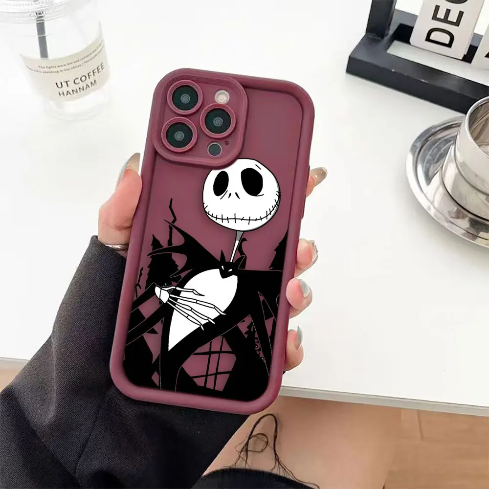 The Nightmare Before Christmas Luxtury Phone Case For OPPO RENO 12 11 10 8 8Z 8T 7 7T 6 6Z 5 4 3 PRO PLUS 4G 5G Case Funda Shell