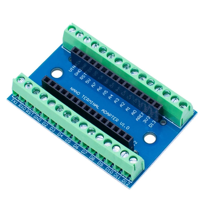 WAVGAT Standard Terminal Adapter Board For Arduino Nano 3.0 V3.0 AVR ATMEGA328P ATMEGA328P-AU Module Expansion Shiled Module
