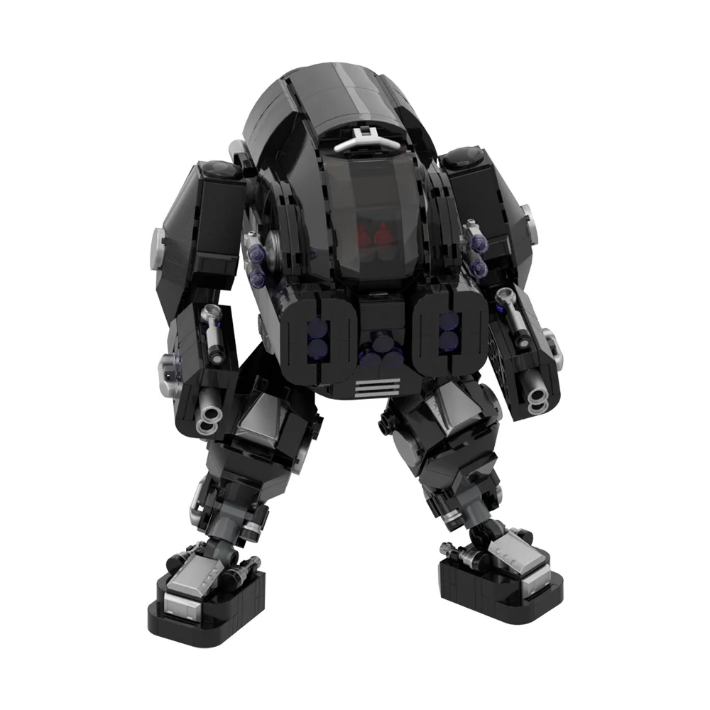 MOC StarCraft Goliath Mech Model Building Blocks Military Combat Shooting Robot Creative Design Activity Mech Brick Toy Gift