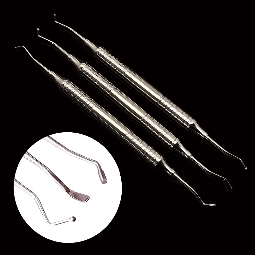 Dental Resin Composite Filling Spatula Double-Ended Stainless steel Instrument for Professional Restoration