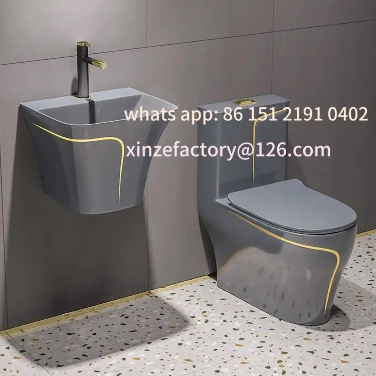 

Customizable ceramic bathroom siphon water saving deodorant pumping toilet large diameter anti-splash toilet