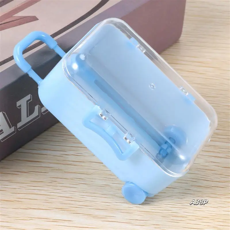 

Mini Roller Travel Suitcase Candy Box Personality Creative Wedding Candy Box Luggage Trolley Case Candy Toy Small Storage Box