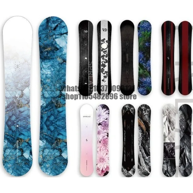 Snowboard all-round flat board veneer male and female adults