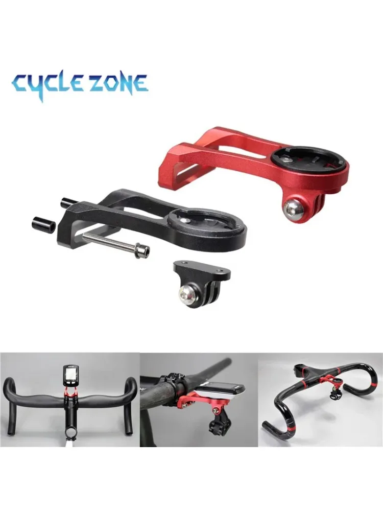 AliExpress NONE 3 In 1 Bicycle Speedometer Stand Aluminium Alloy MTB Bike Handlebar Mount Equipment Cycling Bracket for GARMIN Edge GPS Gopro
