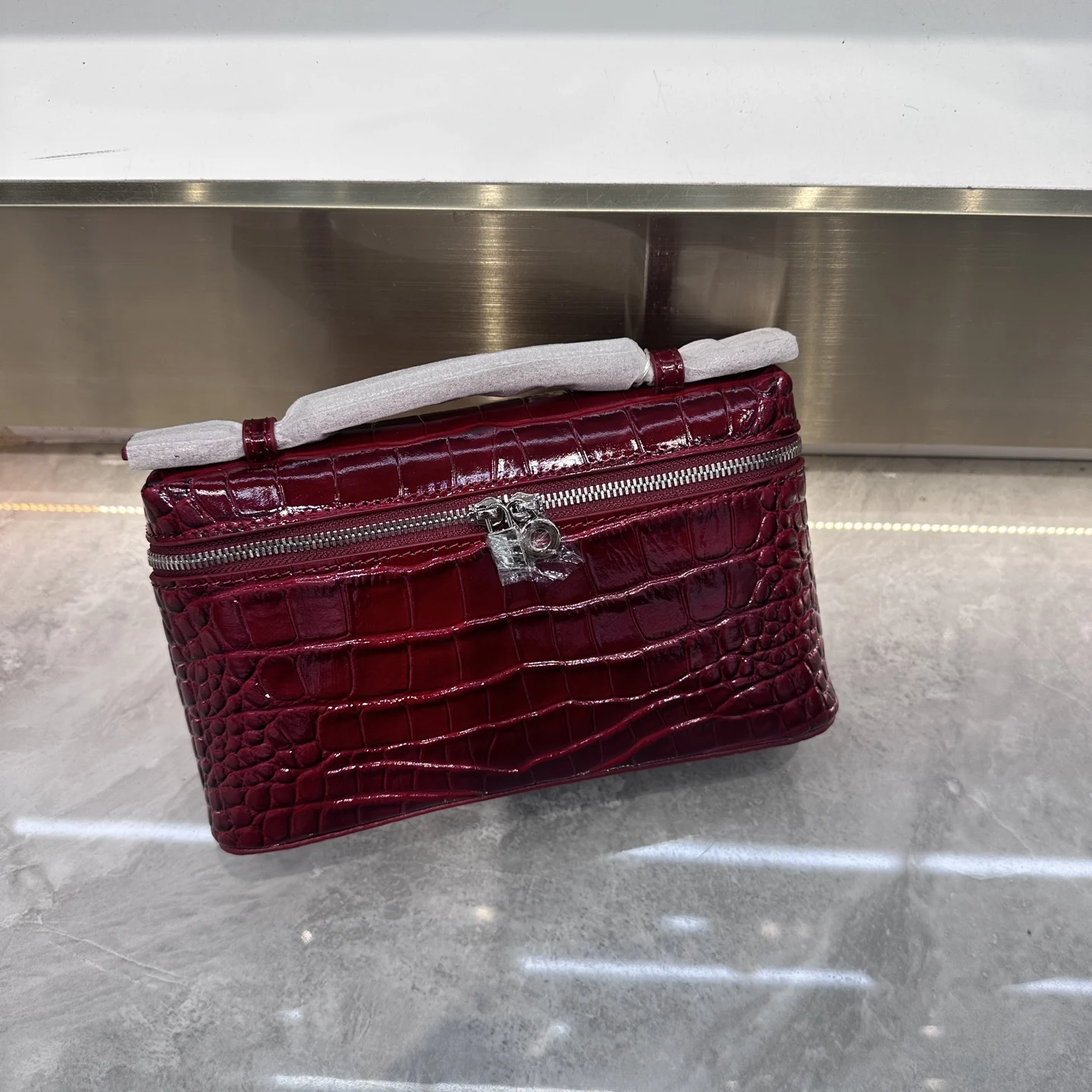 Damestas Handtas Schoudertas Klein formaat 19CM Clutch Portemonnee Krokodilpatroon Crossbodytassen Leren damestassen Luxe ontwerper