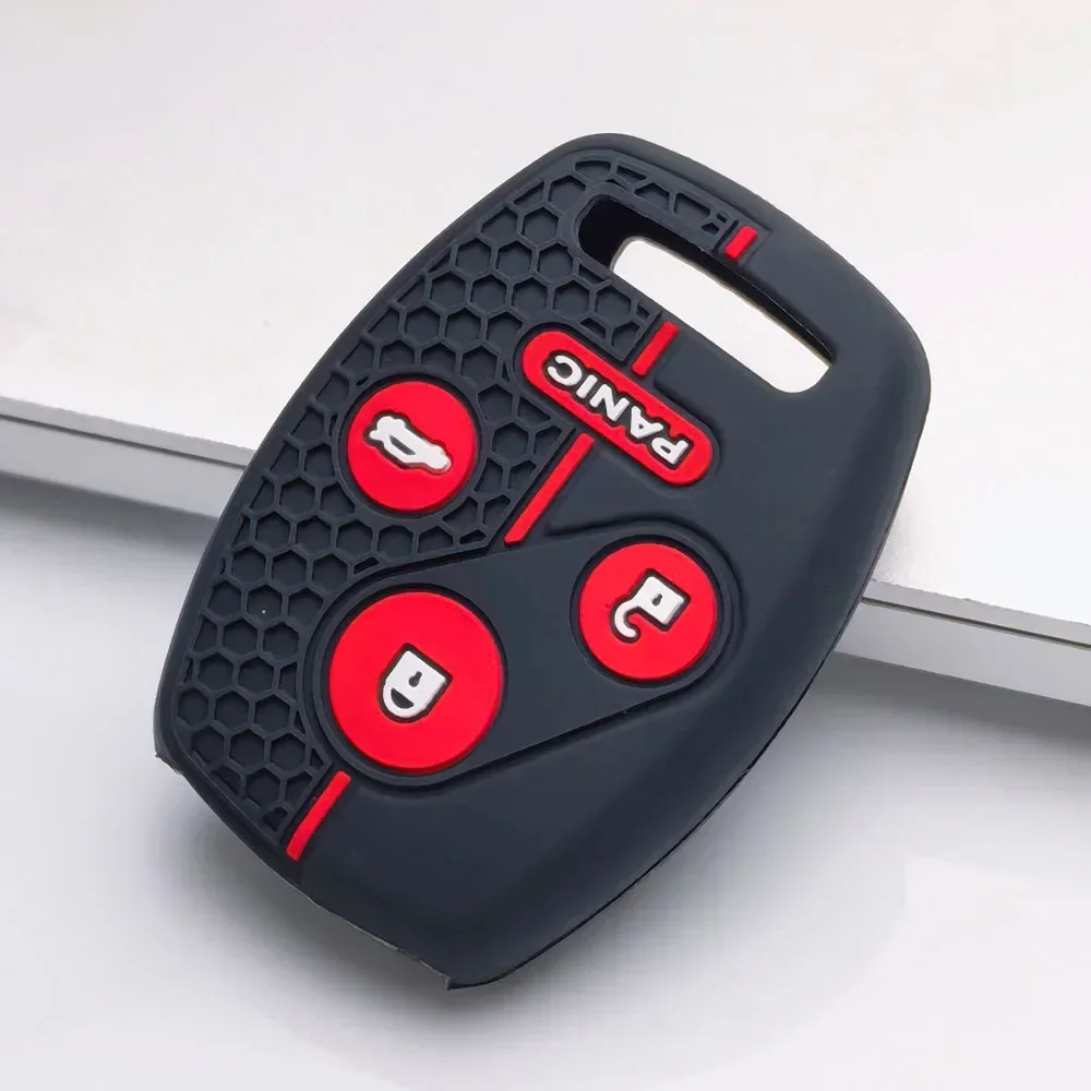 Key Fob Cover for for Honda Civic LX EX EX-L Touring Accord LX EX EX-L Touring CR-V LX EX EX-L Touring 4 Anti-Scratch Shockproof