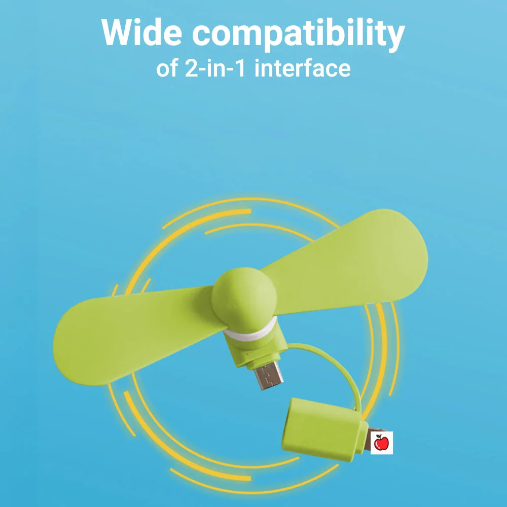 Creative Mini Portable Micro USB Fan Mobile Phone USB Gadget Fans Tester For Type C Android Cooling Hand Fan Mobile Phone Cooler