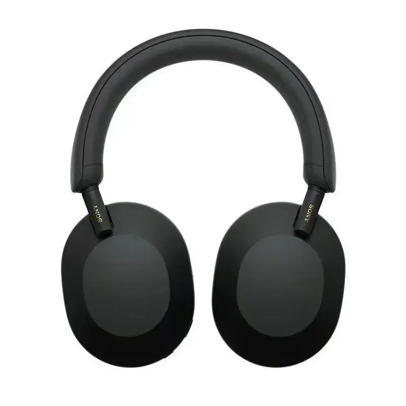 سماعات رأس سوني WH 1000XM5 ANC اللاسلكية بتقنية البلوتوث، جودة اتصال شفافة كريستالية، سماعات صوت ستيريو باس، سماعة فوق الأذن