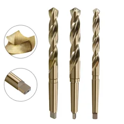 1Pc M35 HSS-Co Cobalt Morse Taper Shank Twist Drill Bit 14-60mm High Speed Steel Reaming Drill Special for Stainless Steel Metal