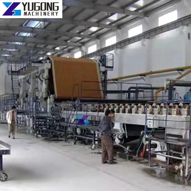 High Quality Waste Paper Recycling Carton Paper Machine Production Line Kraft Test Liner Paper Making Machine