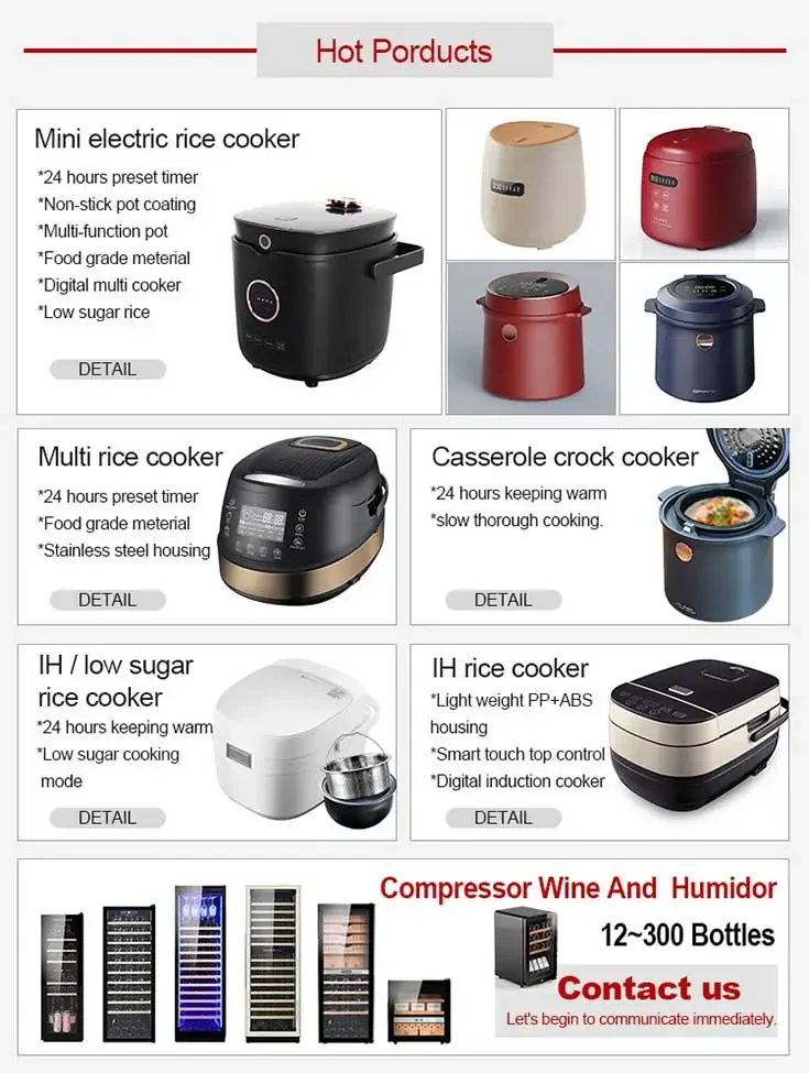 # Hot For Novel Mini Ceramic Inner Pot Professional Electric Rice Cooker Box For Lunch Electric 2