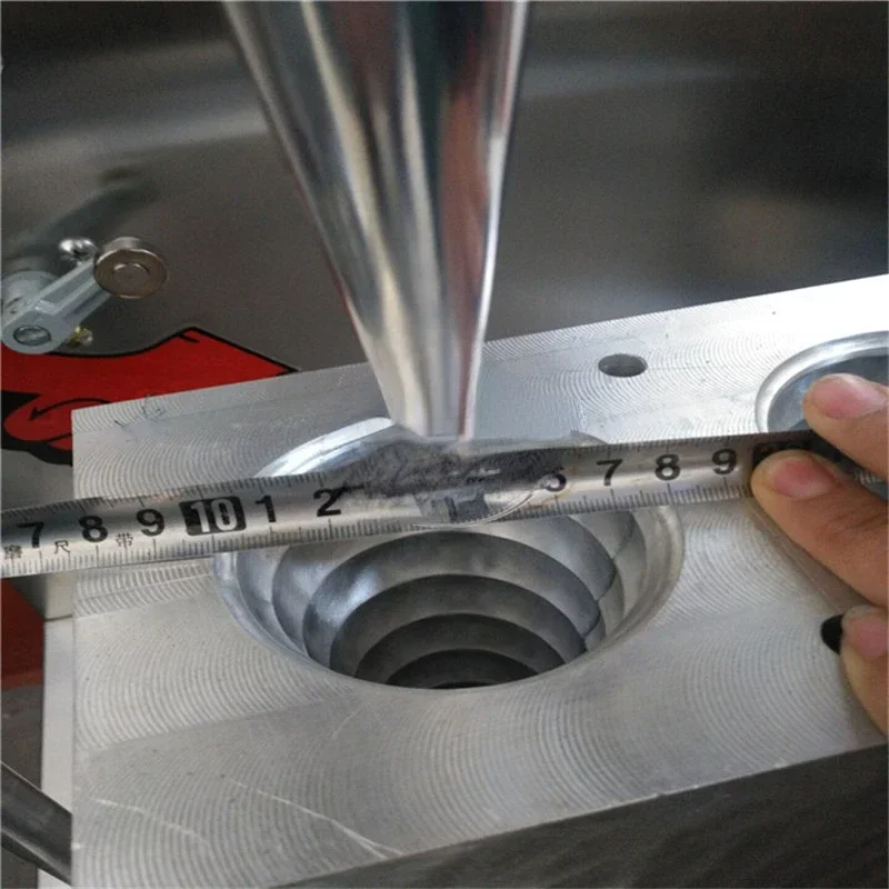 

High Efficient Electric Automatic Stainless Steel Pizza Cone Maker with 2 Spiral Shape Moulds