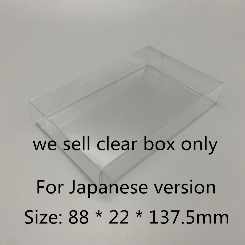 Transparent Storage Box For GBA/Nintendo GAME BOY ADVANCE Game Collect Boxes Carton Save Collections Clear Display Case