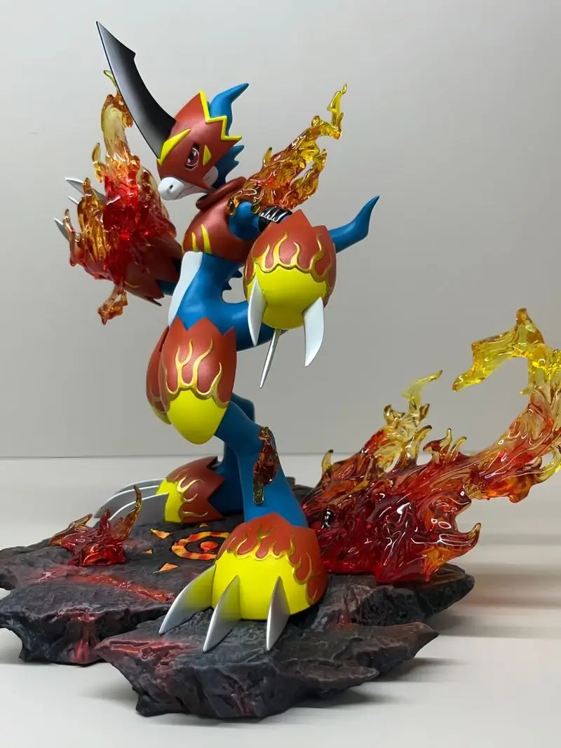 Figura de monstruo Digital de 18cm, figura de Fladramon Gk Digimon, figura de acción coleccionable, decoración de dibujos animados, modelo, juguete para niños, regalo de Navidad