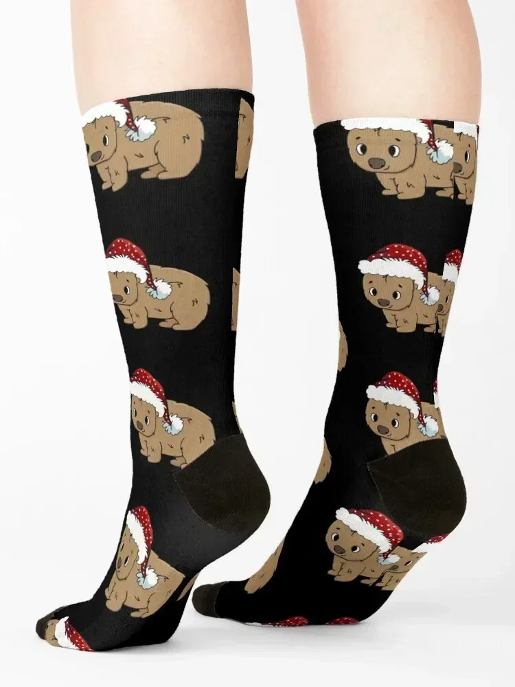 Wombat christmas Socks men cotton high quality japanese fashion aesthetic Socks For Men Women's