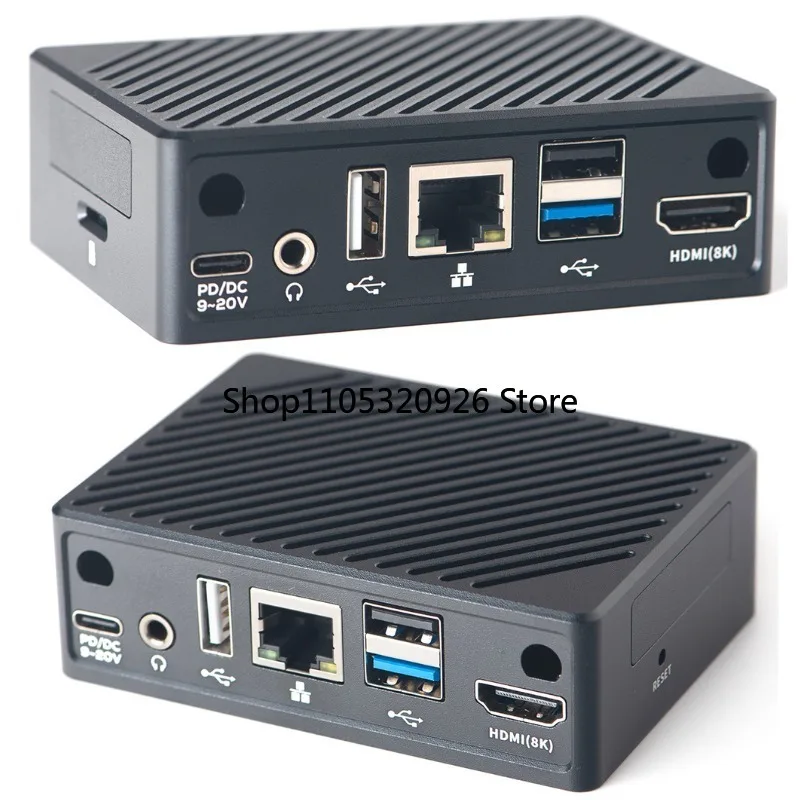 NanoPi M6 RK3588S Development Board, 8K AI Edge Computing SBC with LPDDR5, NVMe, WiFi/BT for Android Linux 1pc