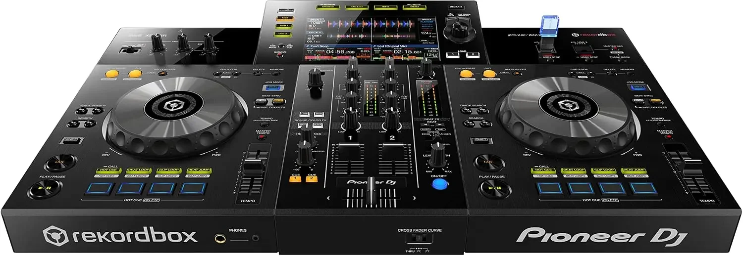 Original Brand New Pioneer DJ XDJ RR Standalone Professional Digital DJ System with Rekordbox Compatible 2 Channel DJ Controller Decks for Home Practice and Club Performance