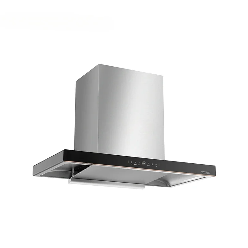 Large Suction Range Hood For Automatic Cleaning in Household Kitchens, Chinese Small and Old-Fashioned Top Suction Range Hood