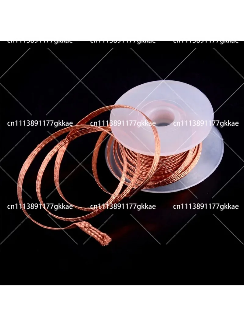 1.5M 2.0mm & 3.5mm Width Solder Remover, High Efficiency Copper Braid for PCB Repair and Electronics Work