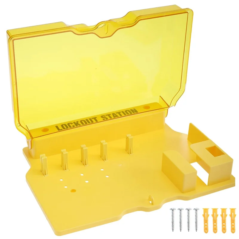 

AC57-Lockout Tagout Station With 8 Safety Padlocks 3 Hasps And 20 Lockout Tags, Lock Out Tag Out Board With Loto Devices