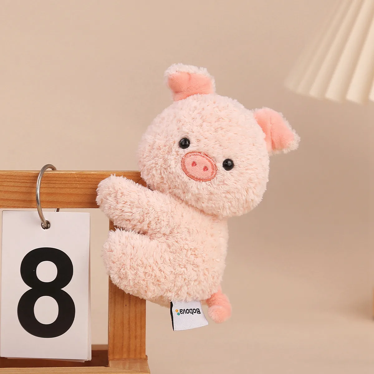 11 سنتيمتر Kawaii دمية كليب الكلب القرد القط الباندا الفيل أفخم البطريق الدب لعبة خنزير الأغنام لينة قرصة الشعر هدية #5