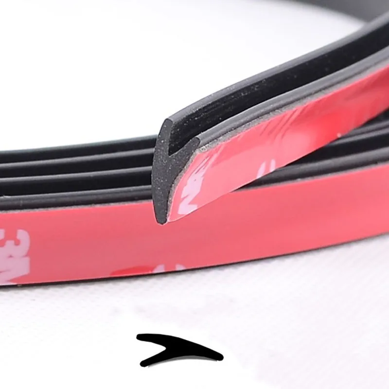 Universal Car Y Shape Rubber Weather Accessories Seal Strip Strip Hollow Glass Window Edge Moulding Trim Decorate Weatherstrip