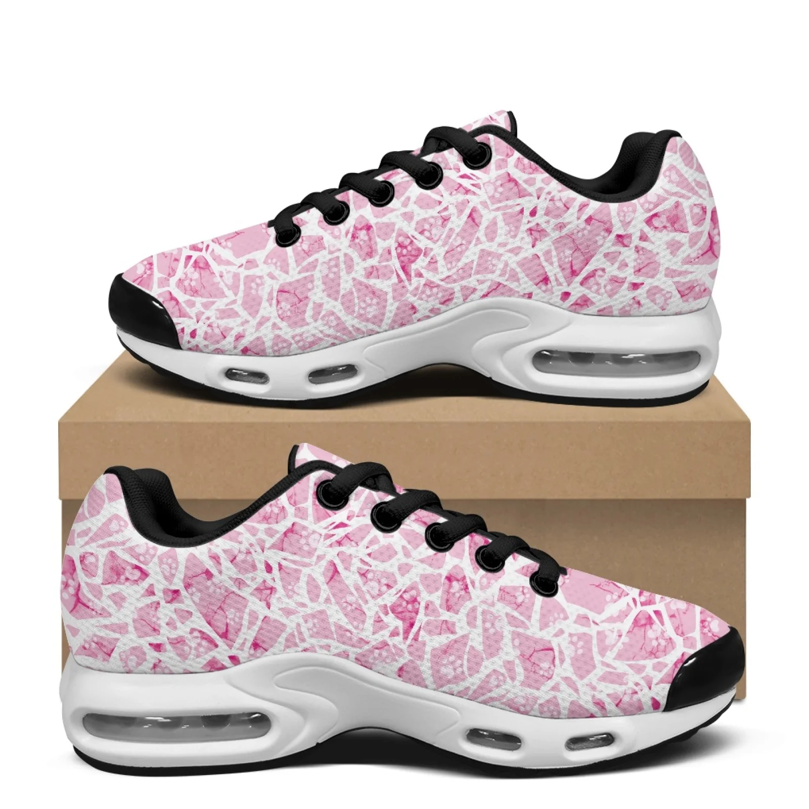 PENSTROLL Air Cushion Walking Shoes Breathable Tennis Fashion Sneakers for Gym Adult Pebble Texture