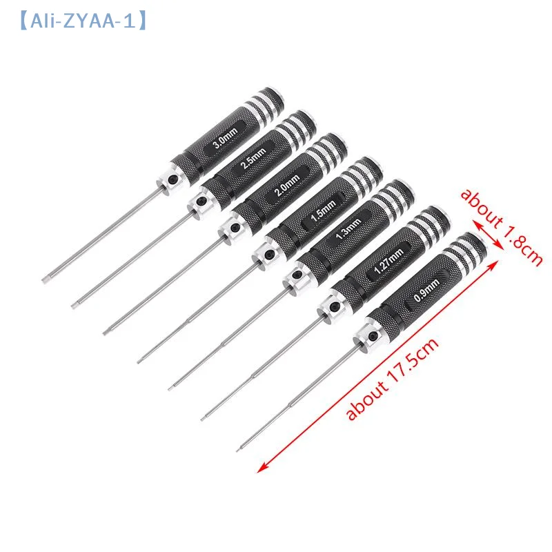 【ZYAA-1】Model Airplane Model Hexagonal Screwdriver Wrench 1.27/1.3/1.5/2.5mm Hexagonal Maintenance Tool Set