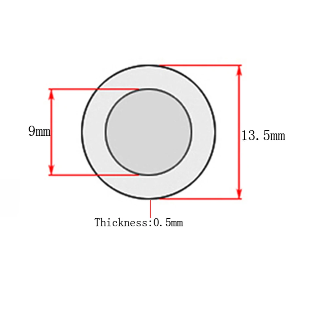 

50Pcs Stainless Steel Flat Machine Washer Plain Washer Inner Diameter 9mm Jack Socket Nuts Washers Set for Instrument Parts