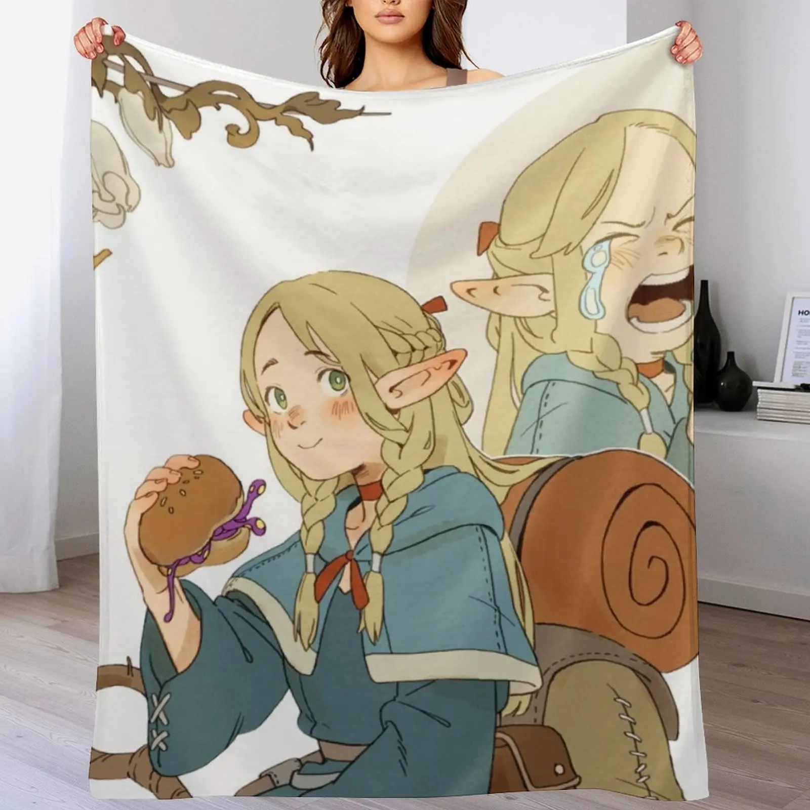 

Dungeon Art Throw Blanket Soft Sherpa Fleece Warm Blanket for Winter