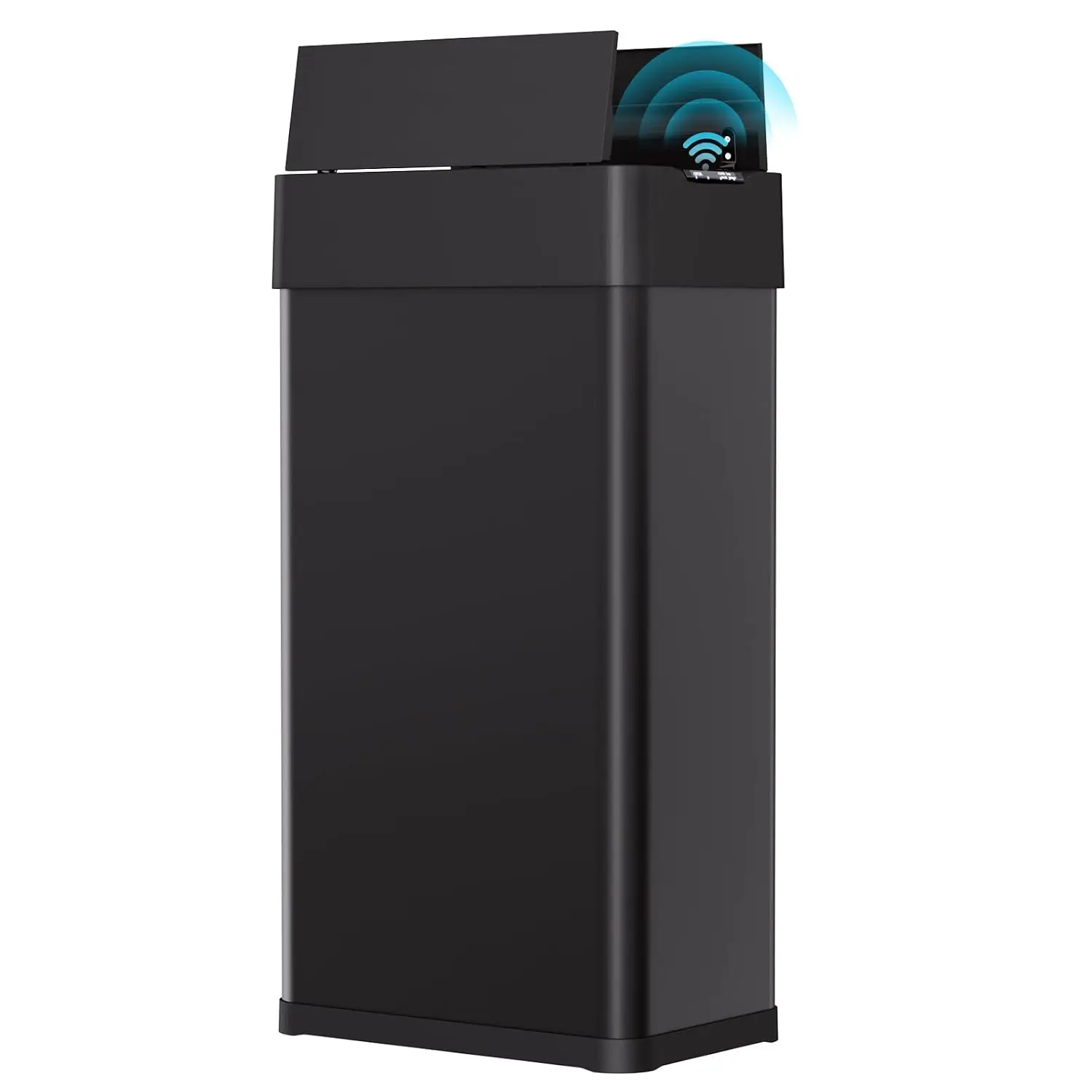 18.5 Gal Automatic Trash Can, 70 Stainless Steel Motion Sensor Garbage Bin, Touchless Brushed Wastebasket, W/Butterfly, Soft-Clo